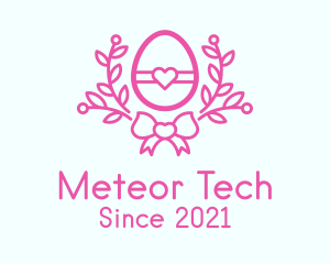 Pink Egg Decor logo design