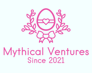 Pink Egg Decor logo design