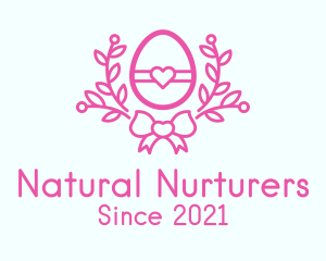 Pink Egg Decor logo design