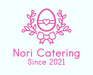 Pink Egg Decor logo design