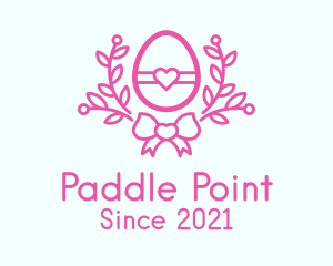 Pink Egg Decor logo design