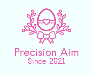 Pink Egg Decor logo design