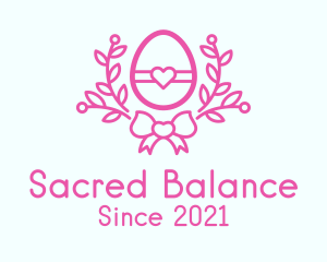 Pink Egg Decor logo design