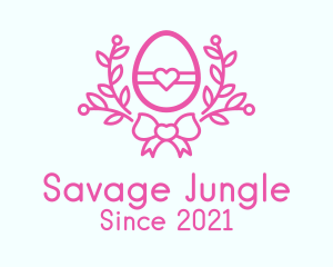 Pink Egg Decor logo design