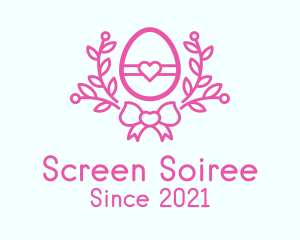 Pink Egg Decor logo design