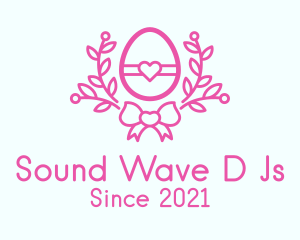 Pink Egg Decor logo design