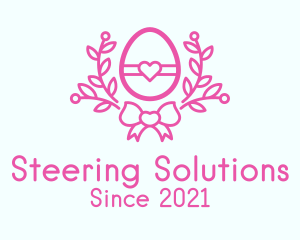 Pink Egg Decor logo design