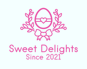 Pink Egg Decor logo design