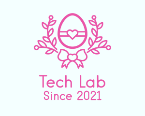 Pink Egg Decor logo design