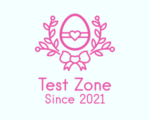 Pink Egg Decor logo design