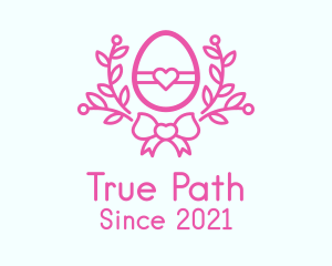 Pink Egg Decor logo design