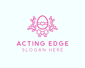 Pink Egg Decor logo design