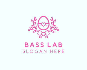 Pink Egg Decor logo design