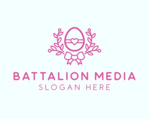 Pink Egg Decor logo design