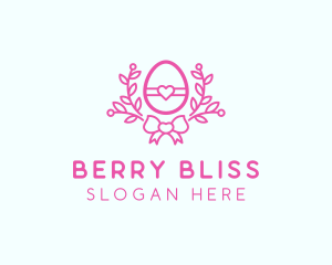 Pink Egg Decor logo design