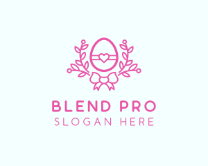 Pink Egg Decor logo design