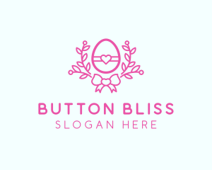 Pink Egg Decor logo design