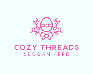 Pink Egg Decor logo design