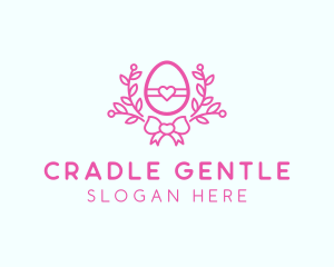 Pink Egg Decor logo design