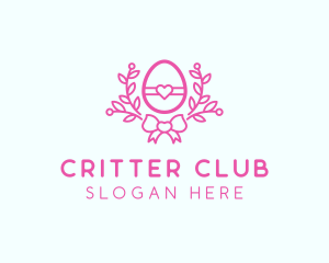 Pink Egg Decor logo design