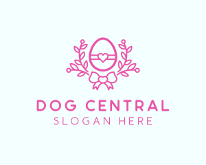 Pink Egg Decor logo design