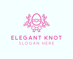 Pink Egg Decor logo design