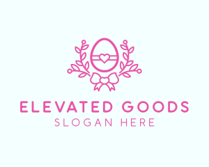 Pink Egg Decor logo design