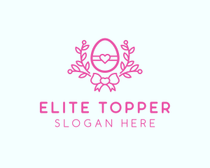 Pink Egg Decor logo design