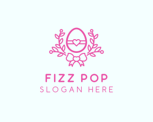 Pink Egg Decor logo design