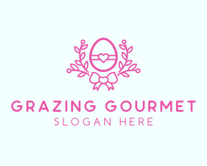 Pink Egg Decor logo design