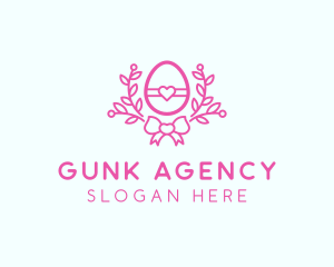 Pink Egg Decor logo design