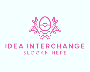 Pink Egg Decor logo design