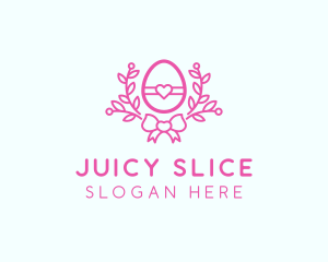 Pink Egg Decor logo design