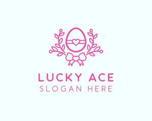 Pink Egg Decor logo design