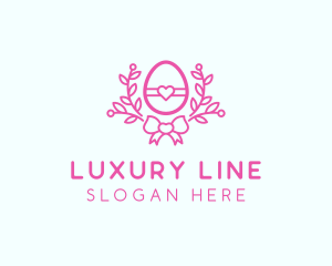 Pink Egg Decor logo design