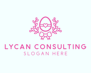 Pink Egg Decor logo design