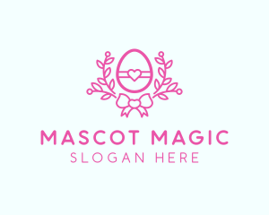 Pink Egg Decor logo design