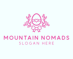 Pink Egg Decor logo design