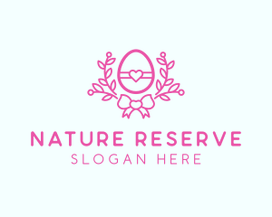 Pink Egg Decor logo design