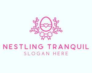 Pink Egg Decor logo design