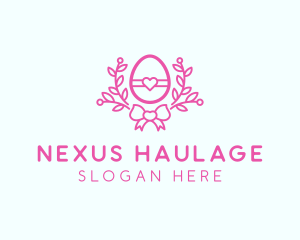 Pink Egg Decor logo design