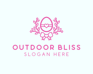 Pink Egg Decor logo design