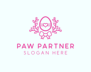 Pink Egg Decor logo design