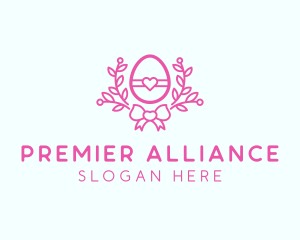 Pink Egg Decor logo design