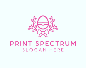 Pink Egg Decor logo design