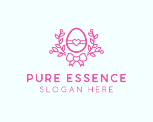 Pink Egg Decor logo design