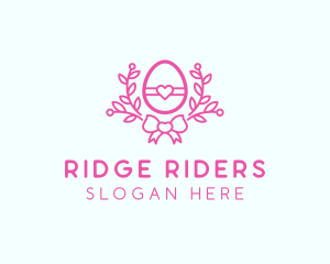 Pink Egg Decor logo design