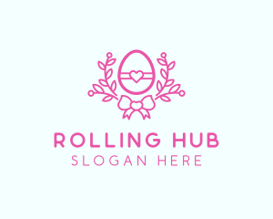 Pink Egg Decor logo design