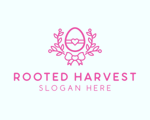 Pink Egg Decor logo design