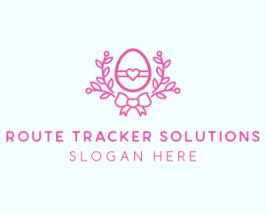 Pink Egg Decor logo design